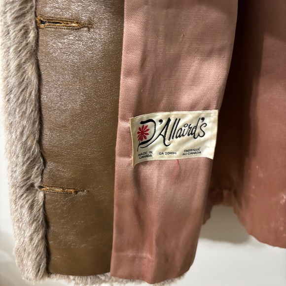 Vintage Women's Faux Fur Teddy Jacket in  Brown and Grey Hues - Picture 3 of 13